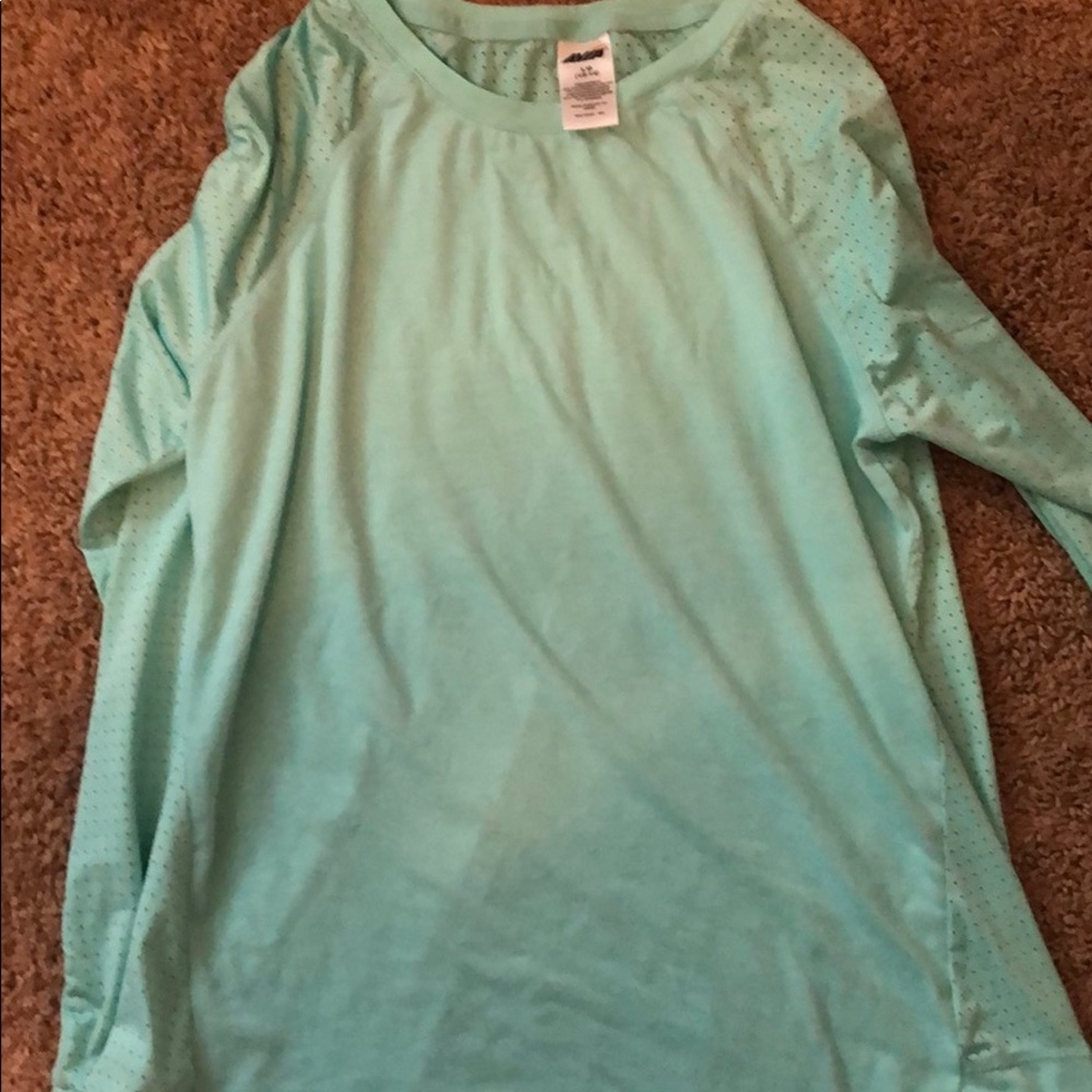 Cute woman’s workout shirt
